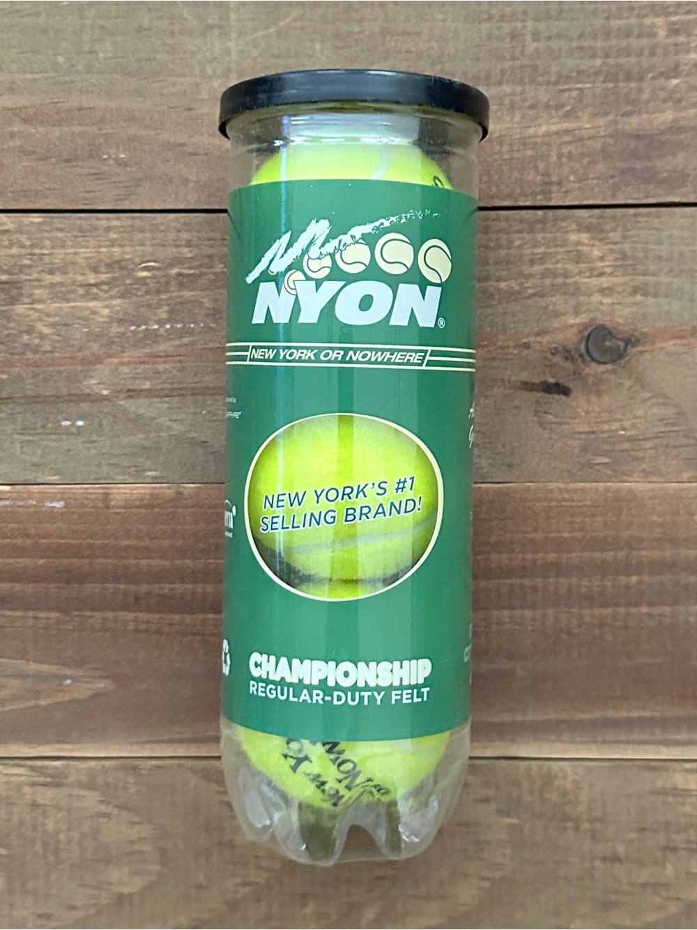 NYON Championship Tennis Balls - Yellow (3 Pack)